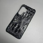 Handmade Genuine Crocodile Leather Phone Case for Samsung Galaxy S26 Ultra S25Ultra 3D Real Alligator Skin Hard Armor Back Cover