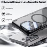 For Samsung Galaxy S26 Ultra Clear Case for Magnetic, Biodegradable Material, Never Yellow, Adjustable Kickstand, Full Camera