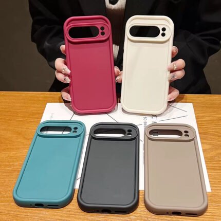 Solid Color Soft Phone Case for Google Pixel 10 9 8 7 Pro 9A 8A 7A Pixel 10 9 Pro XL Cover for Pixel 7 8 9 Pro Protector Cases