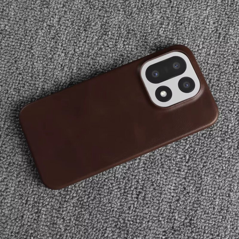 Luxury Genuine Leather Shockproof Case for Oneplus 15 13 13R 13S 13T 12 12R 11 11R 10R 10T Pro Retro Business Phone Cover Coque