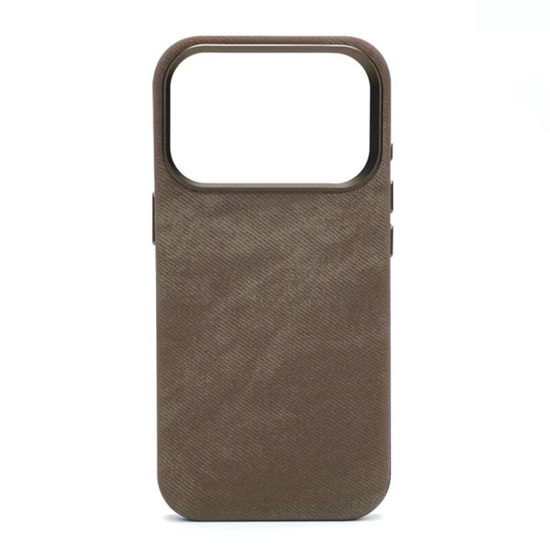 Luxury Fiber Leather Shockproof Case for Iphone 17 Pro Max 16 15 14 plus 13 12 for Magsafe Magnetic Wireless Charging Back Cover