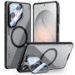 For Samsung Galaxy S26 Ultra Clear Case for Magnetic, Biodegradable Material, Never Yellow, Adjustable Kickstand, Full Camera