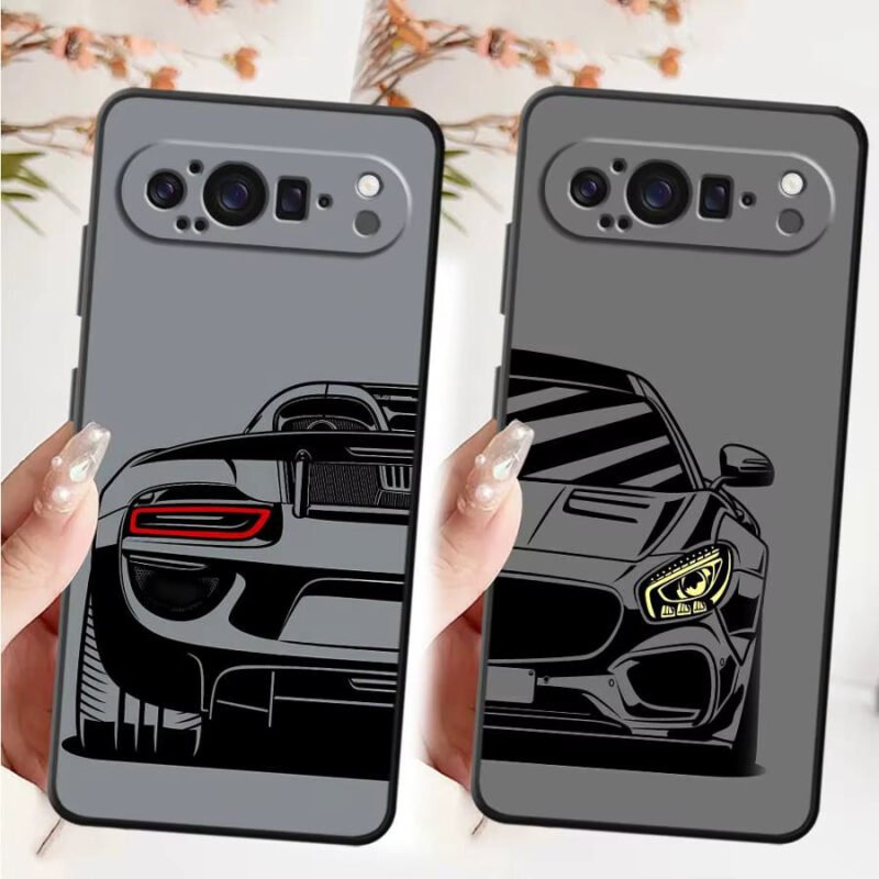 Phone Case for Google Pixel 8A 7A 10 9 Pro XL 6A 9A 6 7 8 Pro Soft Shell Jdm Sport Car