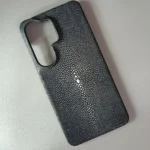 Handmade Genuine Stingray Leather Case for Samsung Galaxy S26 Ultra | Real Pearl Fish Skin Shockproof Hard Armor Back Cover - Image 8