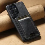 2-in-1 Detachable Magnetic Wallet Case for Samsung Galaxy S26 Ultra | Premium Oil Wax Leather Cover with Removable Magnetic Card Holder - Image 2