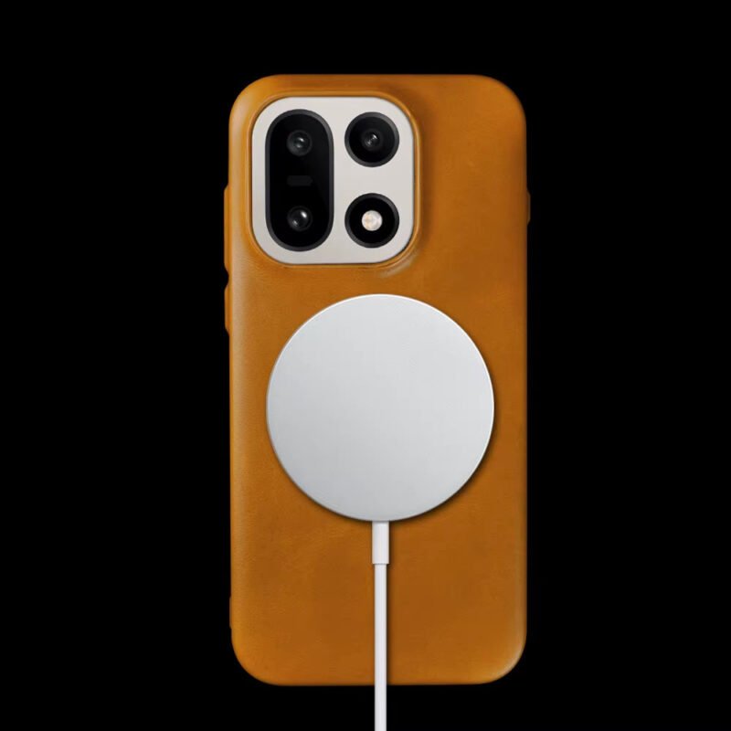 For Magsafe Magnetic Genuine Leather Case for Oneplus 15 13 12 11 7 7T 9 9RT 10 Pro Nord N100 CE3 Ace5 Pro Phone Case Back Cover