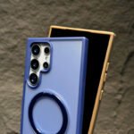 20PCS Matte Hard Magnetic Charging Case for Samsung S26 S22 S23 S24 S25 plus Ultra FE Magsafe Plastic Case with Kickstand