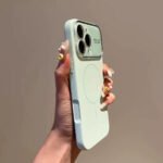 AI Button Clear Window Magsafe Case for Iphone 17 Pro Max, Liquid Silicone Cover with One-Click Shortcut & Magnetic Protection