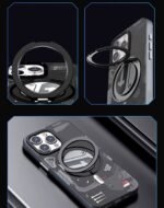 For Iphone 17 Pro Max/17 Pro Magnetic Case Mil Grade Shockproof Rugged Touch Sensitive Buttons