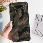 Camouflage Pattern Soft Shell Case for Google Pixel 8A 6A 7A 6 7 8 Pro 9A 10 9 Pro XL