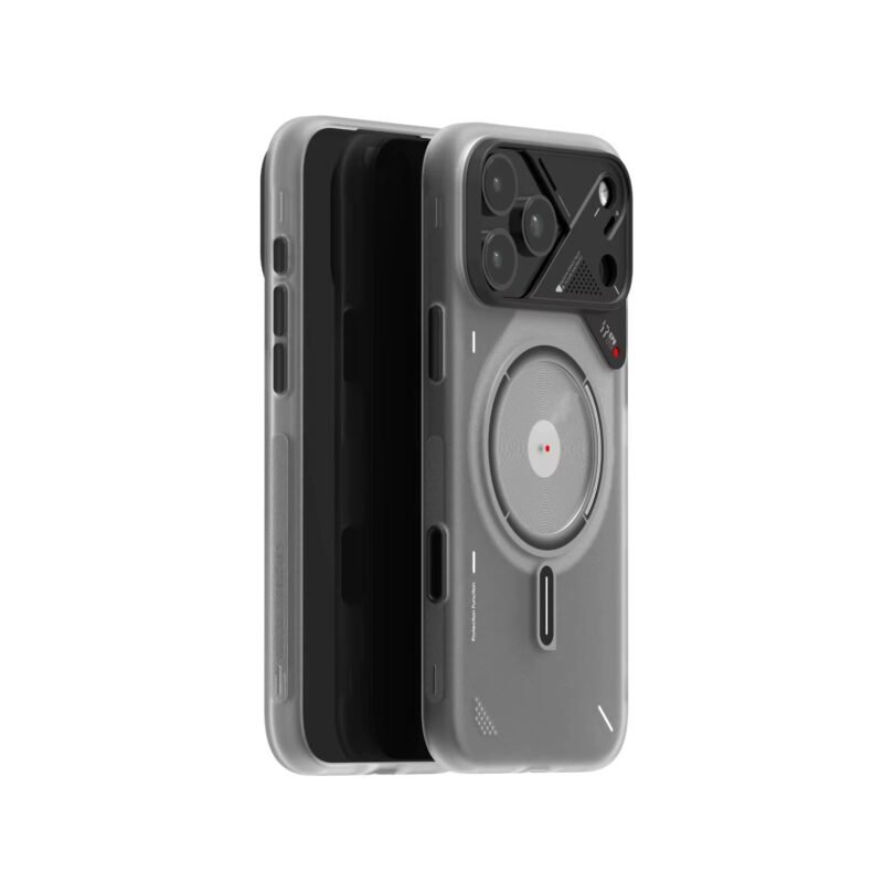 For Iphone 17 Pro Max/17 Pro Magnetic Compatible Case with Physical Camera Control Button Heat Dissipation Translucent