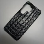 Handmade Genuine Crocodile Leather Phone Case for Samsung Galaxy S26 Ultra S25Ultra 3D Real Alligator Skin Hard Armor Back Cover